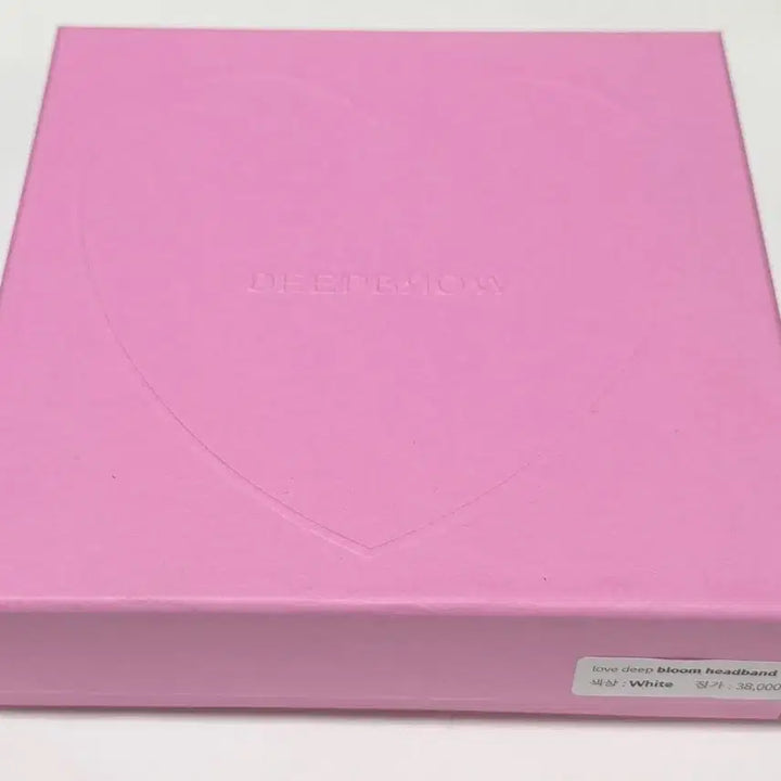 [BUNJANG] Deepbrow Bloom White Headband with Gold Lace Ribbon / 새상품)딥브로우 블룸 헤어밴드 화이트/ 머리띠 골드 레이스 리본