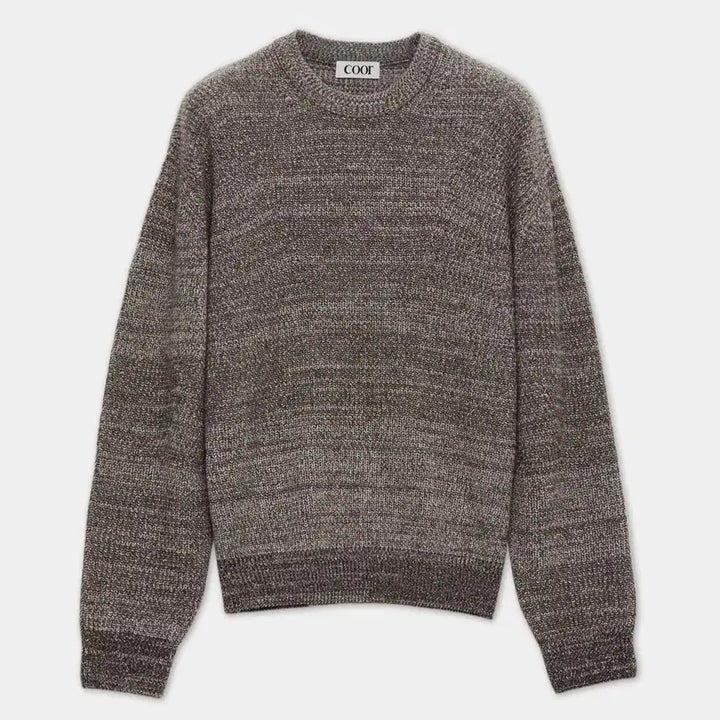 [BUNJANG] Coar Cashpop Tweed Crewneck Knit Walnut Brown L / [L] 쿠어 캐시팝 트위드 크루넥 니트 (월넛브라운)
