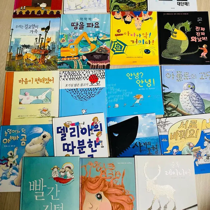 [BUNJANG] Children's Storybook 19-Book Set / 유아 동화책 19권 세트 키즈+3권덤