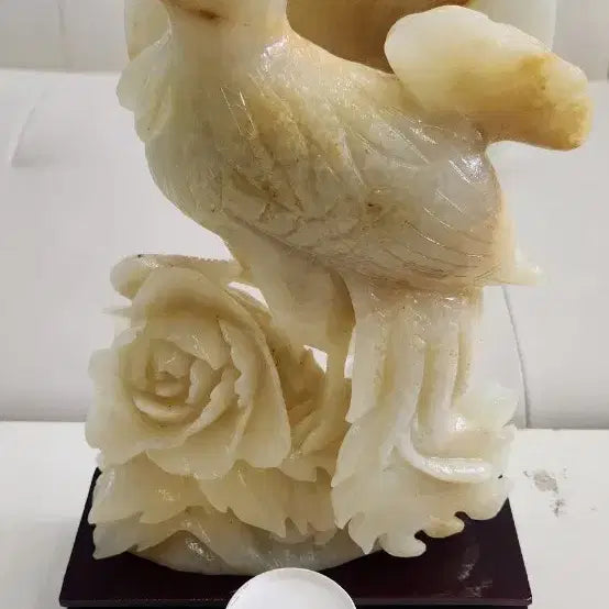 [BUNJANG] Jade Peacock Ornament / 공작새 옥조각 장식품