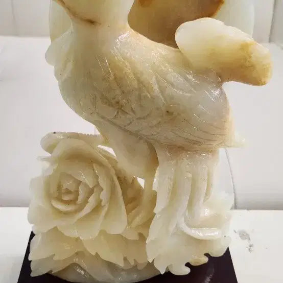 [BUNJANG] Jade Peacock Ornament / 공작새 옥조각 장식품