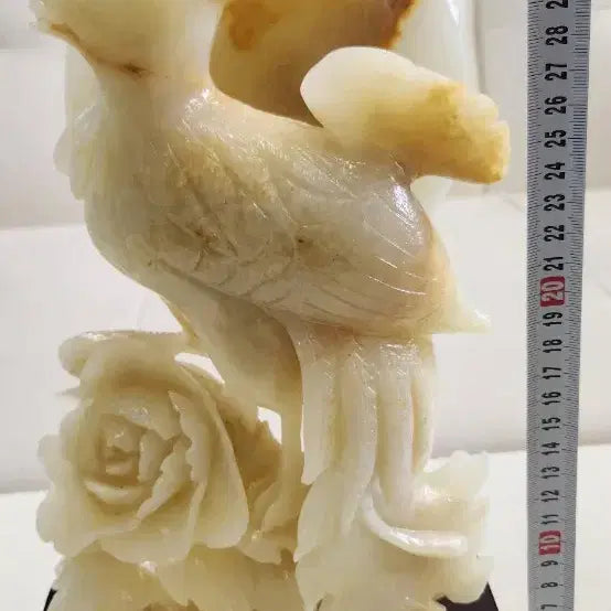 [BUNJANG] Jade Peacock Ornament / 공작새 옥조각 장식품