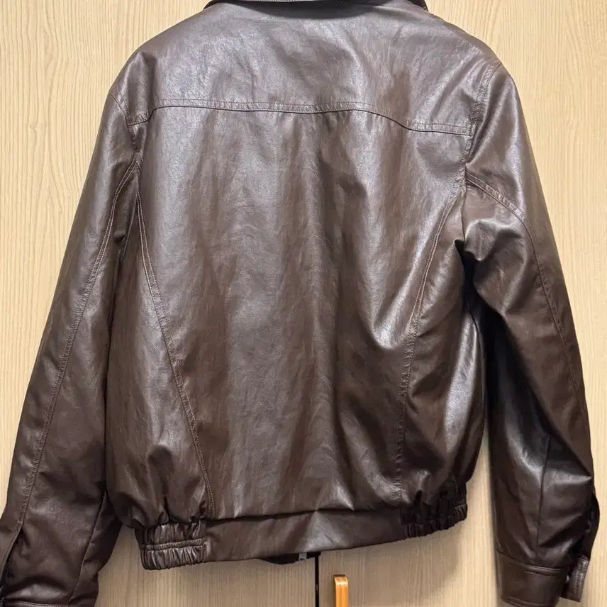 [BUNJANG] Suare Benjamin Quilted Leather Jacket Brown / 수아레 벤자민 퀼팅 레더 자켓 브라운