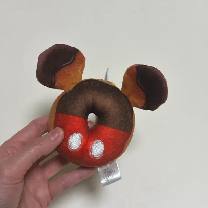 [BUNJANG] Disney Mickey Mouse Donut Keyring (Red) / 디즈니 미키마우스 도넛 키링 (레드)