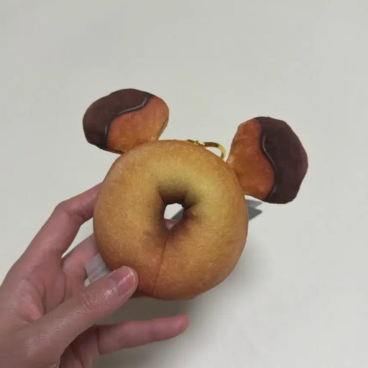 [BUNJANG] Disney Mickey Mouse Donut Keyring (Red) / 디즈니 미키마우스 도넛 키링 (레드)