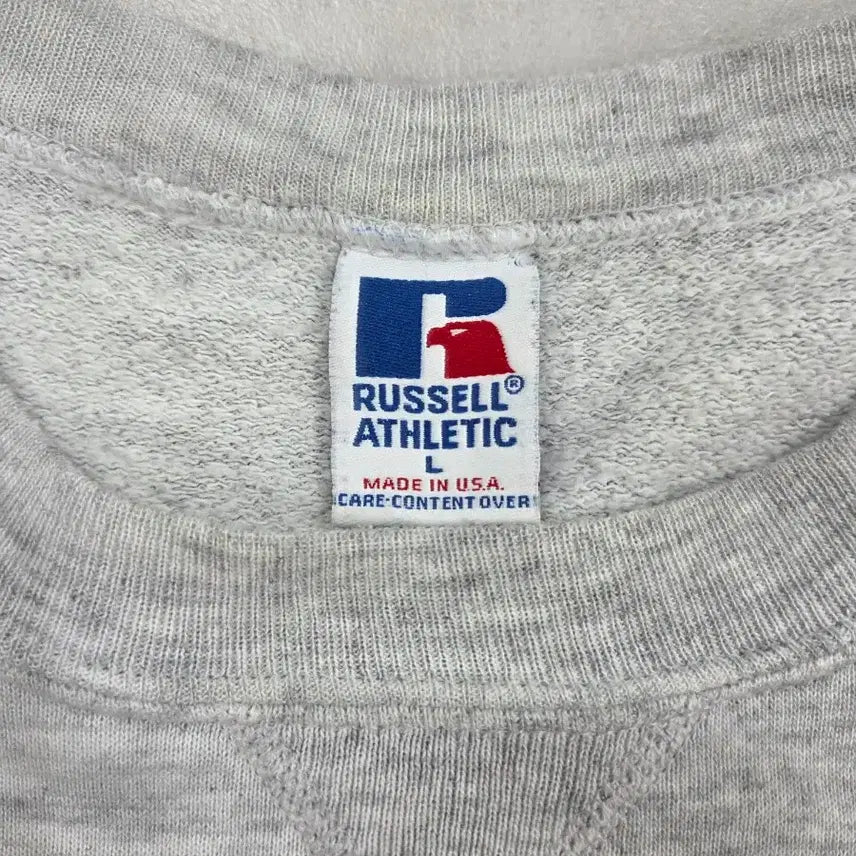 [SOLD OUT] [L] 90s USA 러셀 애슬레틱 그레이 맨투맨 티셔츠