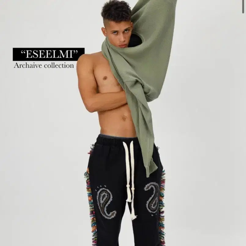 [BUNJANG] Essilmi Paisley Pants - Free Size / 에씰미 페이즐리 팬츠 F