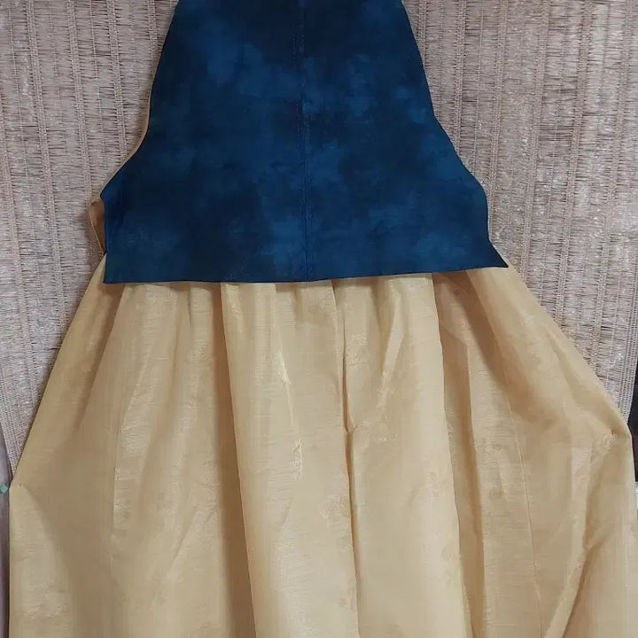 [SOLD OUT] 새제품급)여성 한복 겨자색 투톤 저고리 빅사이즈