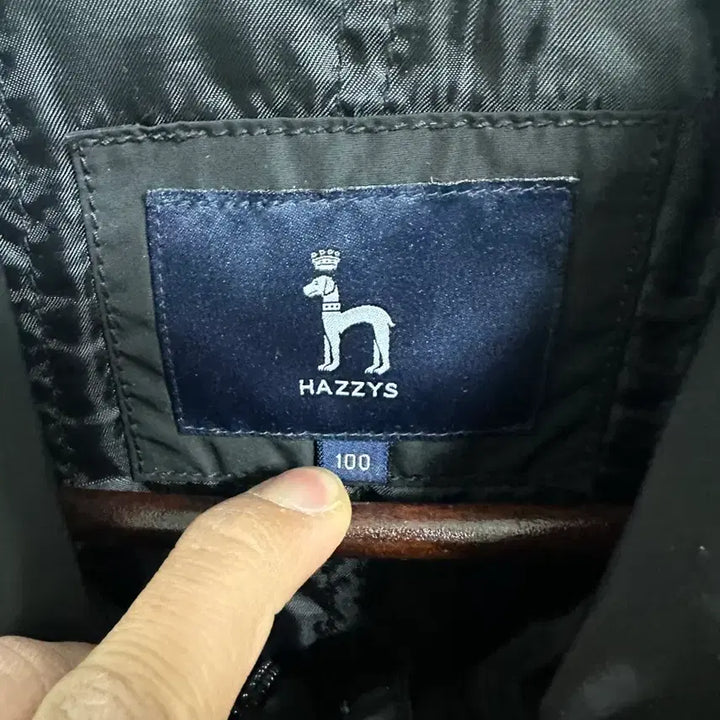 [BUNJANG] Hazzys Black Field Jacket 100 / [만원 아라비아빈티지]헤지스 블랙 야상 스타일 점퍼 100