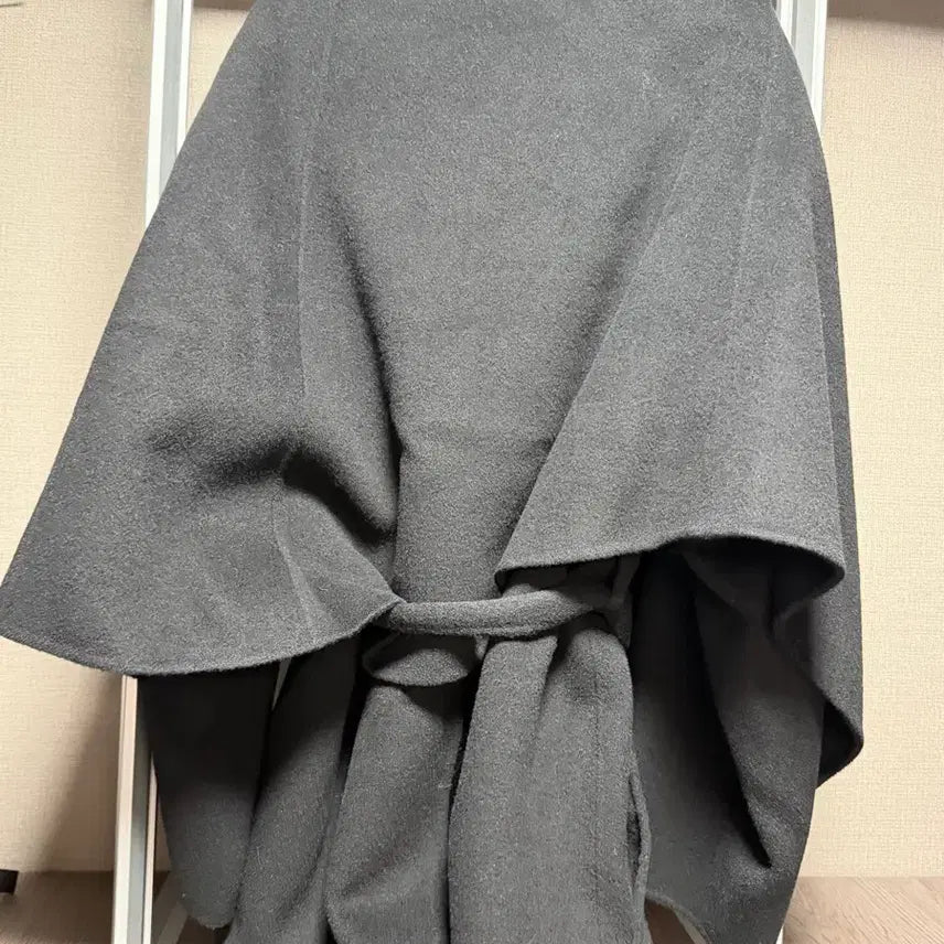 [BUNJANG] Ridifi Cape Belt Coat / Ridifi 블랙 케이프벨트 코트 울 100%