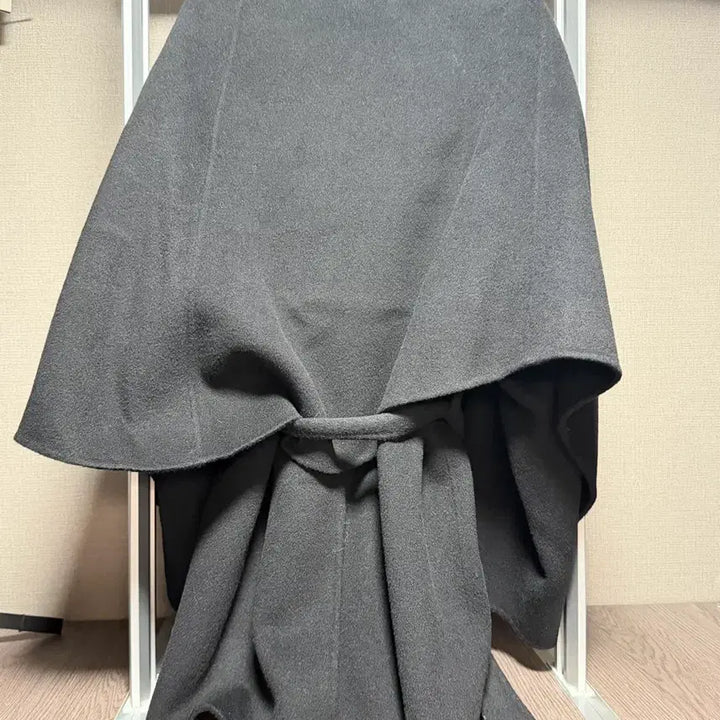 [BUNJANG] Ridifi Cape Belt Coat / Ridifi 블랙 케이프벨트 코트 울 100%