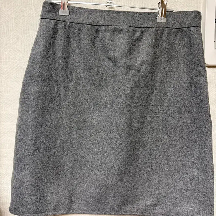[BUNJANG] Gray Wool Mini Skirt / 새상품:) 모직 회색 미니스커트