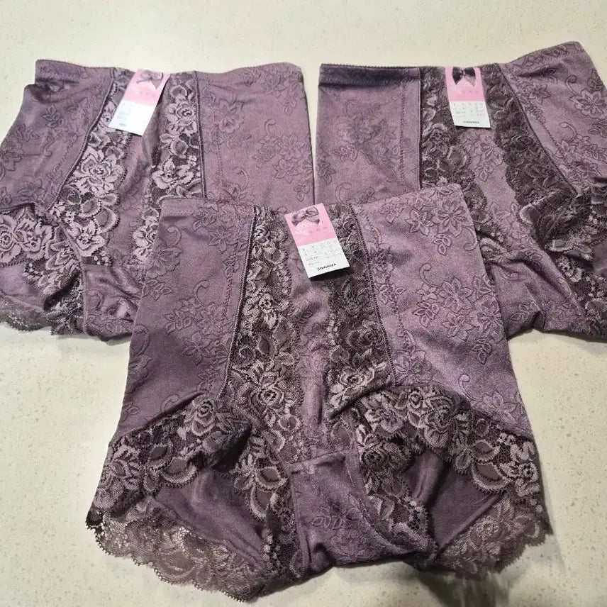[BUNJANG] Purple Lace Panties Set / (새상품)퍼플 여성 레이스 팬티 4개세트