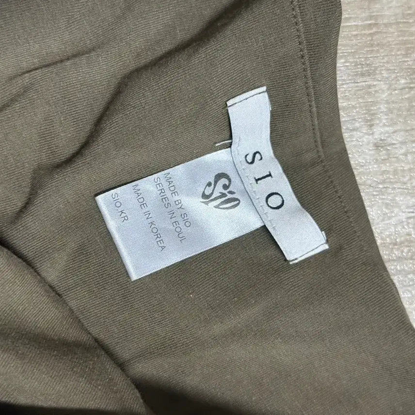 [BUNJANG] Sio Khaki Flare Mini Skirt / 시오 카키플레어 미니스커트