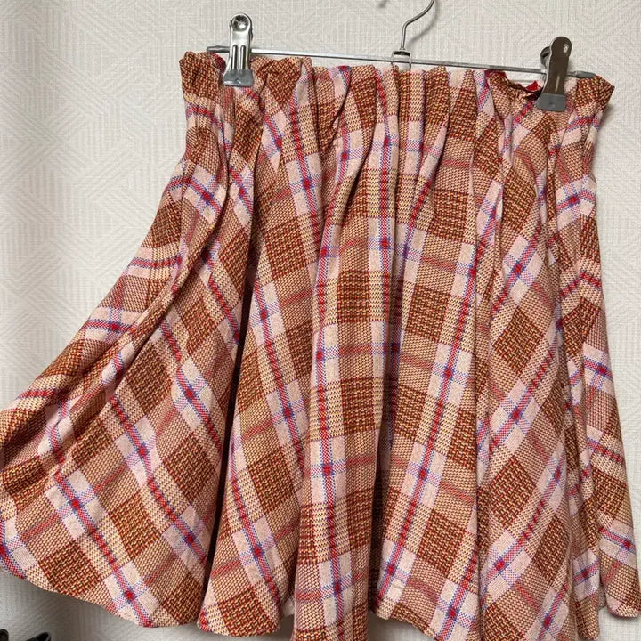 [BUNJANG] Banding Check Pleated Mini Skirt / 새상품:) 밴딩 체크 플리츠 스커트