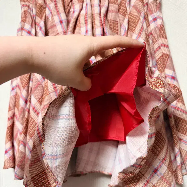 [BUNJANG] Banding Check Pleated Mini Skirt / 새상품:) 밴딩 체크 플리츠 스커트