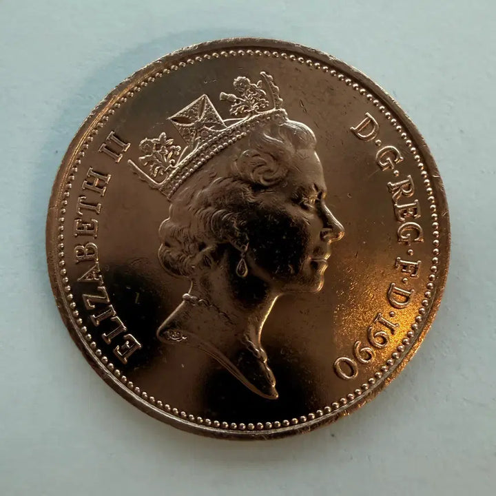 [BUNJANG] Elizabeth II 2 Pence Coin (1990) / 1990년 엘리자베스 2펜스 동전 S533