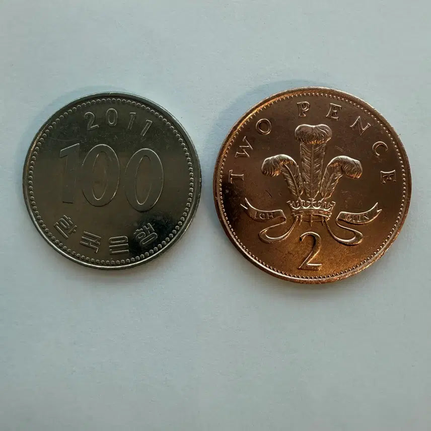 [BUNJANG] Elizabeth II 2 Pence Coin (1990) / 1990년 엘리자베스 2펜스 동전 S533