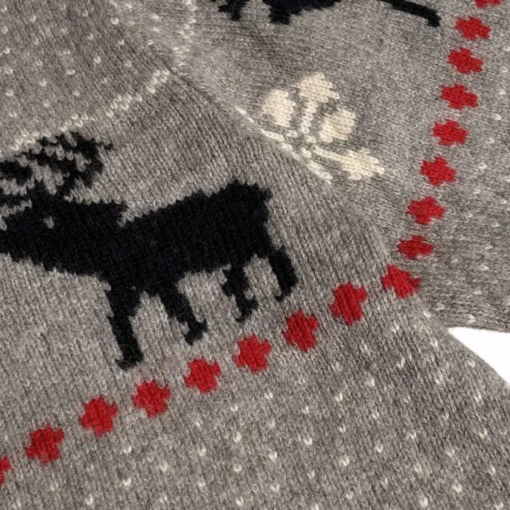 [BUNJANG] CP Creparatory Nordic Pattern Wool Knit Sweater / 일본 빈티지 cp creparatory 노르딕 패턴 울 니트