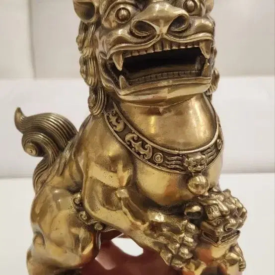 [BUNJANG] Haetae Bronze Statue Pair / 해태 동브론즈 한쌍