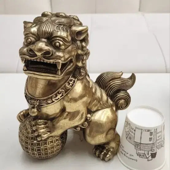 [BUNJANG] Haetae Bronze Statue Pair / 해태 동브론즈 한쌍