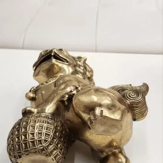 [BUNJANG] Haetae Bronze Statue Pair / 해태 동브론즈 한쌍