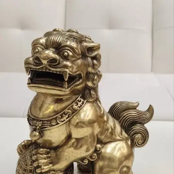 [BUNJANG] Haetae Bronze Statue Pair / 해태 동브론즈 한쌍