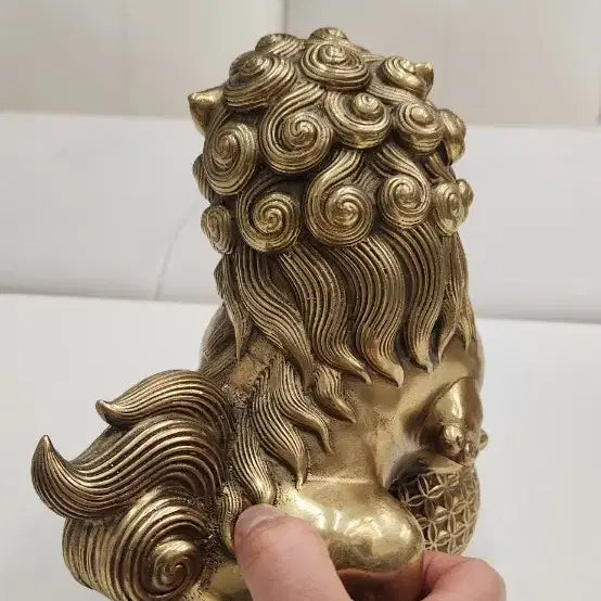 [BUNJANG] Haetae Bronze Statue Pair / 해태 동브론즈 한쌍