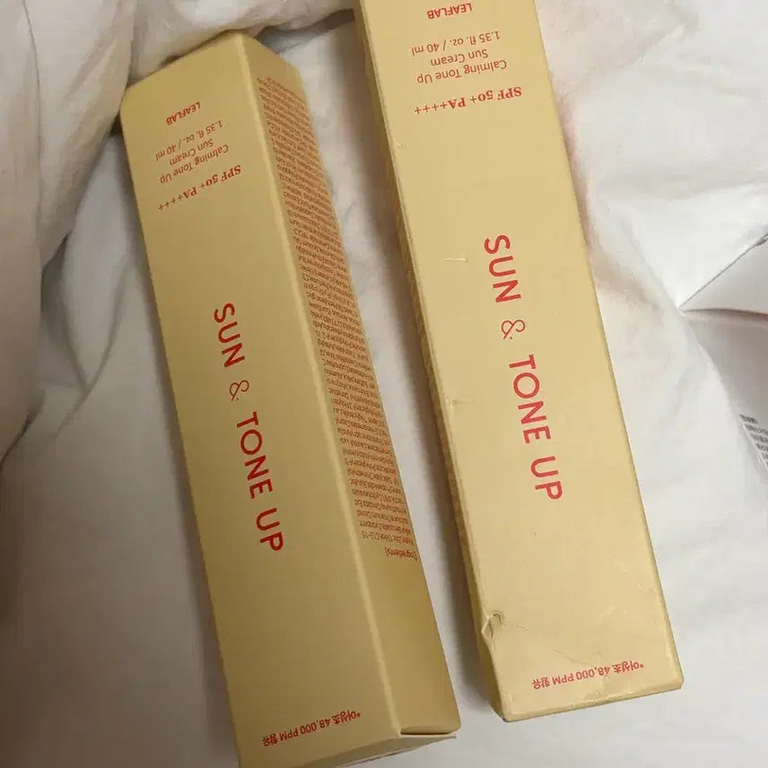 [BUNJANG] Leafree Lab Tone-Up Sunscreen Bundle Set / 리프랩 톤업선크림 2개 일괄