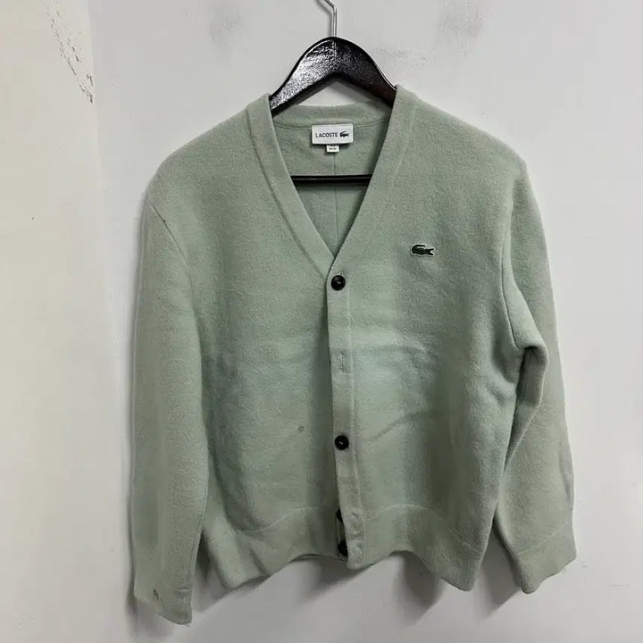 [BUNJANG] Lacoste Mint Green Vintage Cardigan 105 / [만원 아라비아빈티지]라코스테 민트색 가디건 105