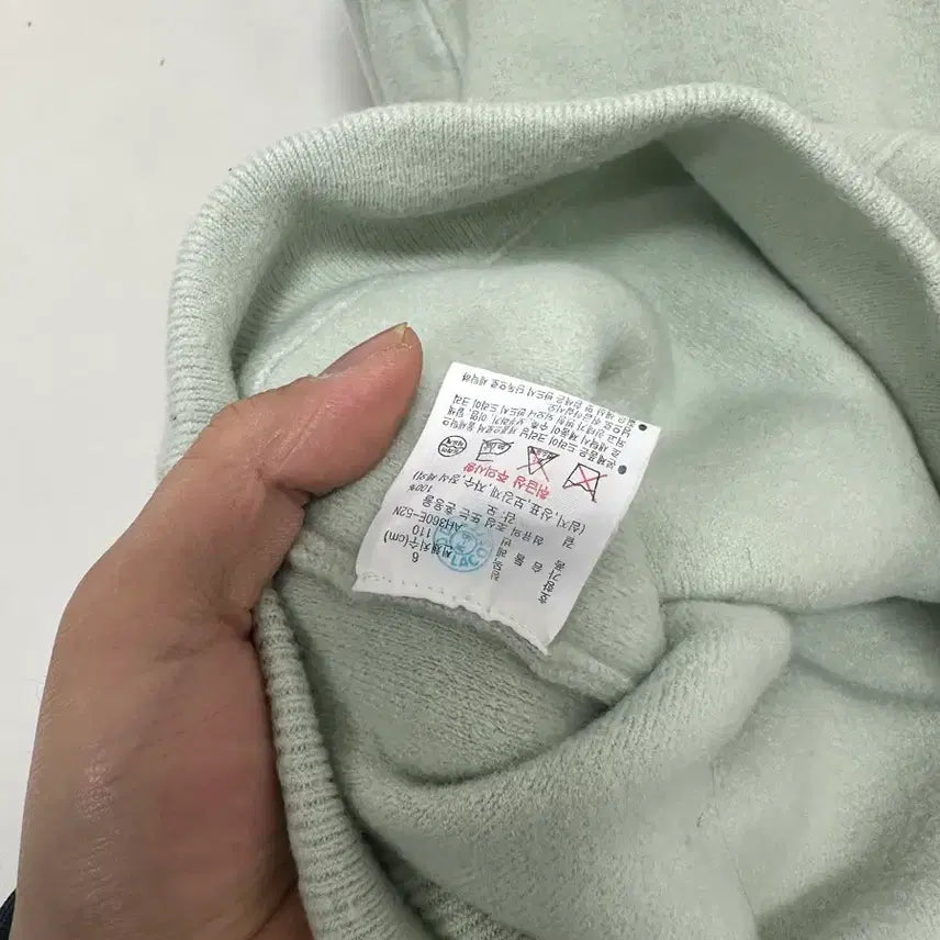 [BUNJANG] Lacoste Mint Green Vintage Cardigan 105 / [만원 아라비아빈티지]라코스테 민트색 가디건 105