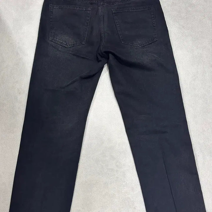 [BUNJANG] 86Road Cropped Tapered Black Denim Jeans / 86로드 크롭 테이퍼드 데님