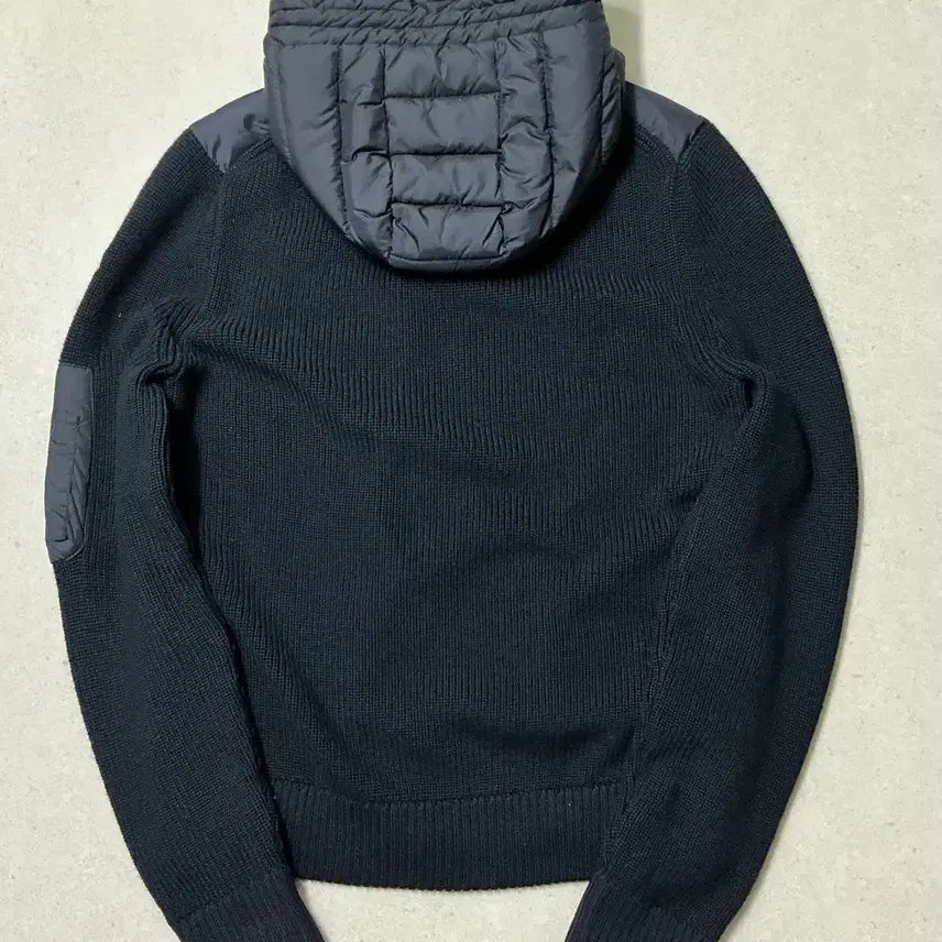 [BUNJANG] Moncler Hooded Knit Padded Jacket / 몽클레어 후드 니트 패딩자켓