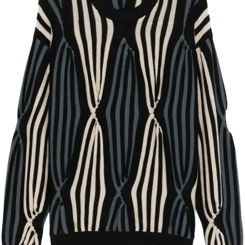 [BUNJANG] Kiko Kostadinov Solix Knit Black / 키코 코스타디노브 솔릭스 니트 블랙