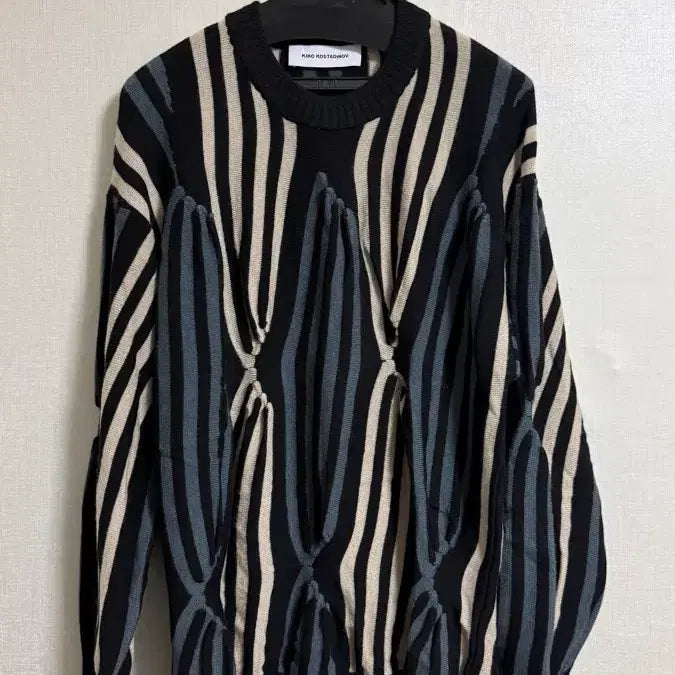 [BUNJANG] Kiko Kostadinov Solix Knit Black / 키코 코스타디노브 솔릭스 니트 블랙