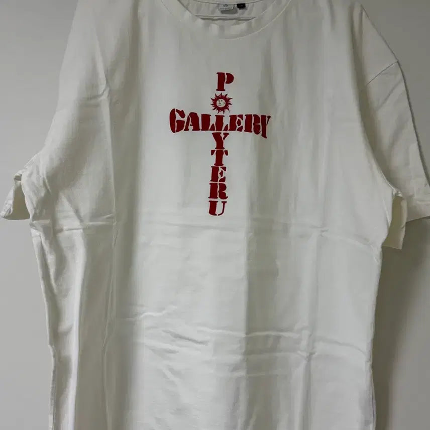 [BUNJANG] Polytelu Crosti Washed White T-shirt / [4] 폴리테루 크로스티 워시드 화이트
