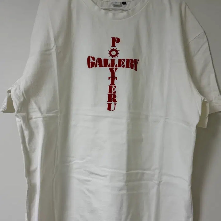 [BUNJANG] Polytelu Crosti Washed White T-shirt / [4] 폴리테루 크로스티 워시드 화이트
