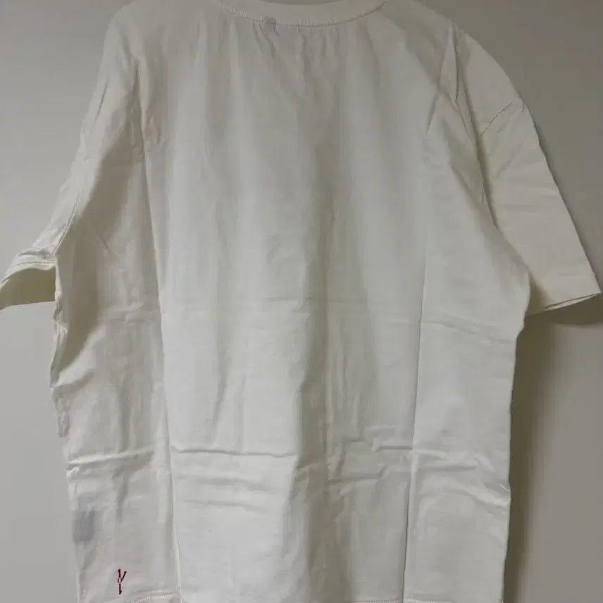 [BUNJANG] Polytelu Crosti Washed White T-shirt / [4] 폴리테루 크로스티 워시드 화이트