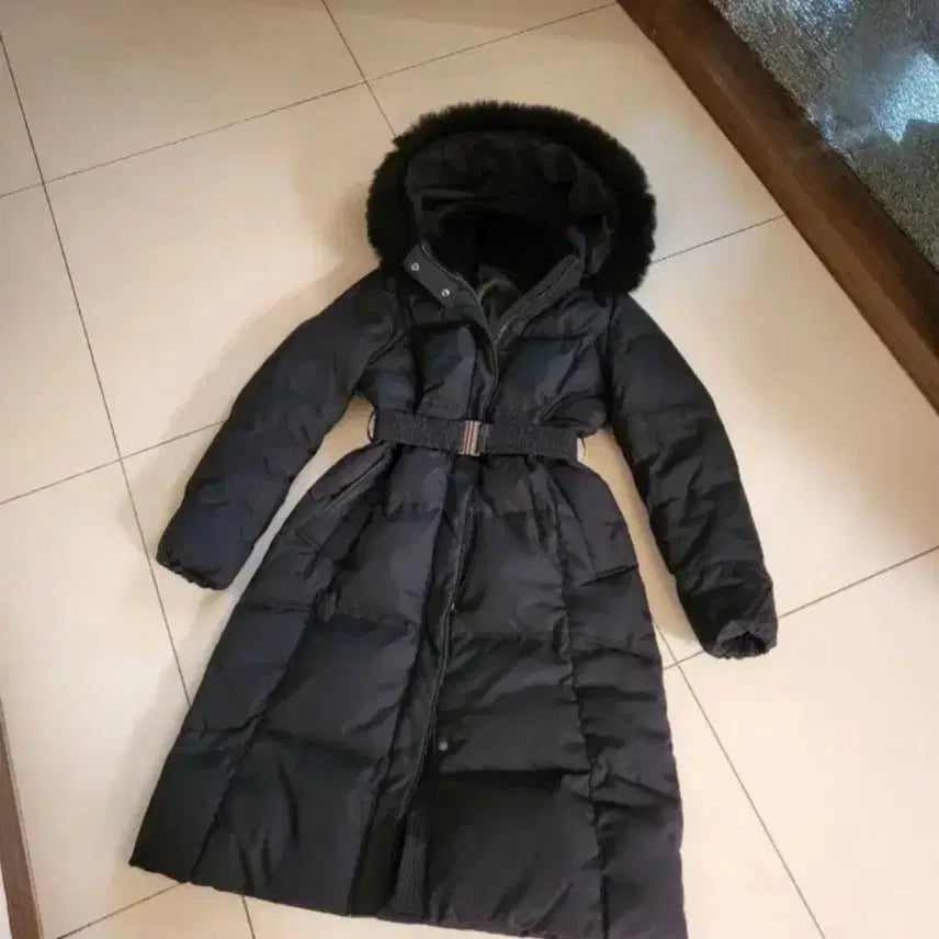 [BUNJANG] The Izzat Fox Fur Goose Down Long Padded Jacket / 더아이잗정가80만원 폭스퍼 구스패딩