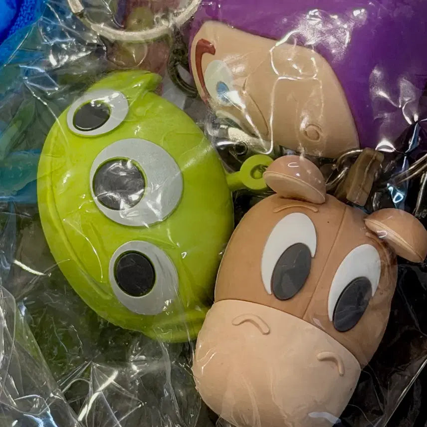 [BUNJANG] Disney Pixar Toy Story Bundle Lot - Alien Pouch Keychain, Bullseye, Buzz, Alien Keychains, Alien Snack Clips / 세트) 토이스토리 굿즈 일괄 알린 불스아이 버즈 키링 클립 파우치 디즈니