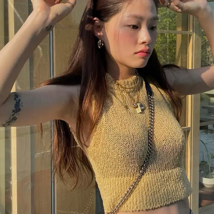 [BUNJANG] & Other Stories Yellow Knit Top / 앤아더 스토리즈 노란색 니트탑