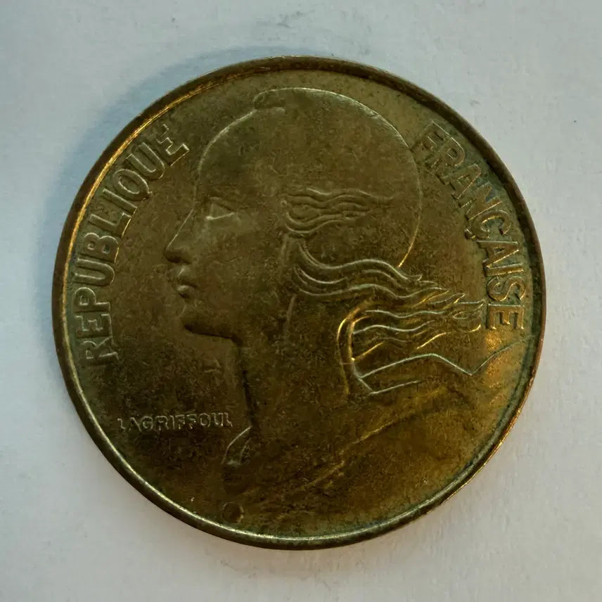 [BUNJANG] France 1977 20 Centimes Coin / 1977년 프랑스 20상팀 동전 S544