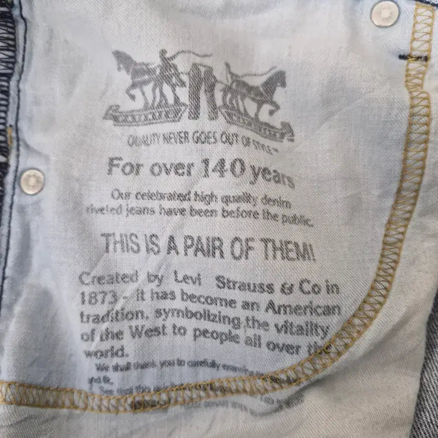 [BUNJANG] Levi's 517 Bootcut Jeans / 리바이스 517 부츠컷 (W32 L34) 중청