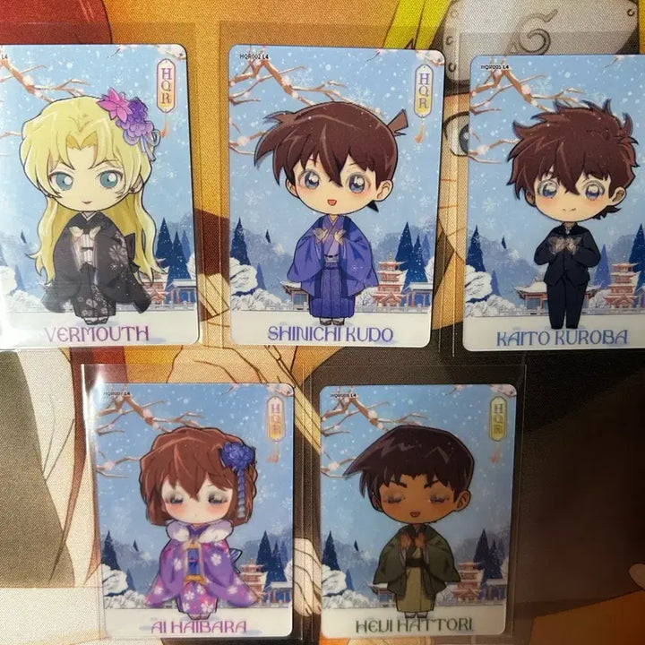 [BUNJANG] Detective Conan Lenticular Card Set / 명탐정코난 렌티큘러 카드 5종