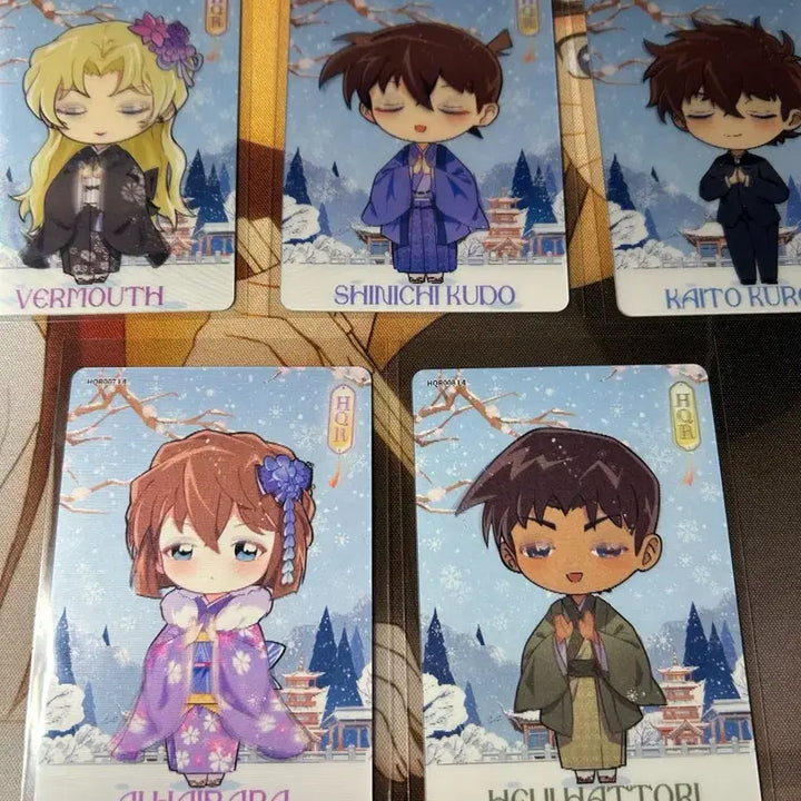 [BUNJANG] Detective Conan Lenticular Card Set / 명탐정코난 렌티큘러 카드 5종