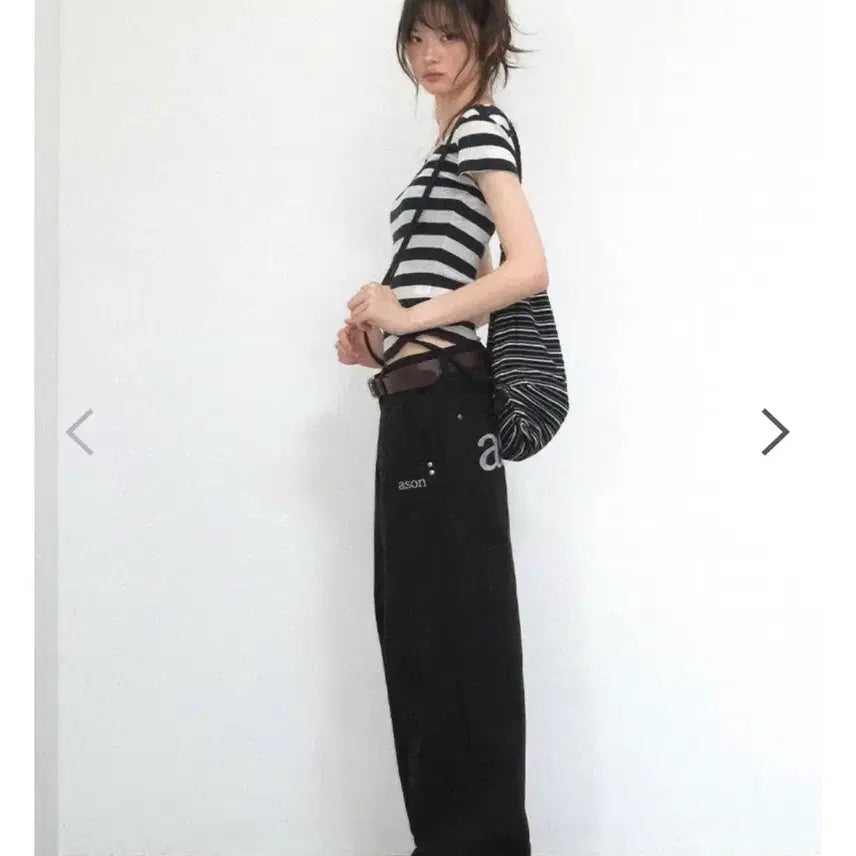 [BUNJANG] Az on Smog Wide Pants Black / 애즈온 azon 스모그 와이드 팬츠 블랙