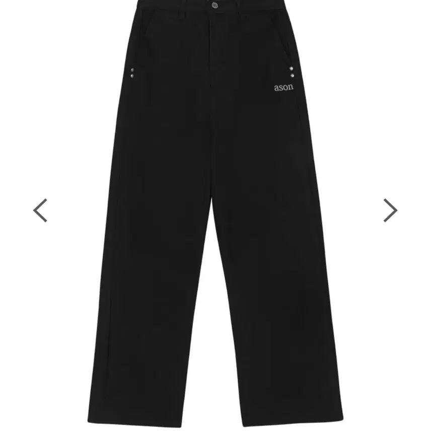 [BUNJANG] Az on Smog Wide Pants Black / 애즈온 azon 스모그 와이드 팬츠 블랙