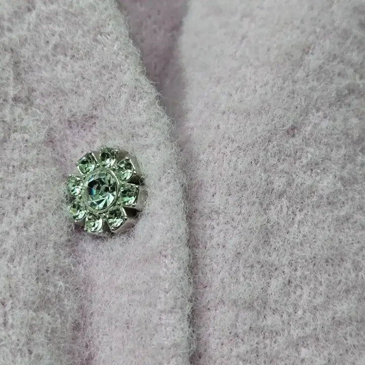 [BUNJANG] ZARA 66 Pink Cubic Cardigan / 자라  66  큐빅 핑크색 가디건  간절기