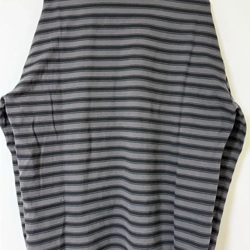 [BUNJANG] Polytelu Stripe Long Sleeve Charcoal / [3] 폴리테루 스트라이프 롱슬리브 차콜
