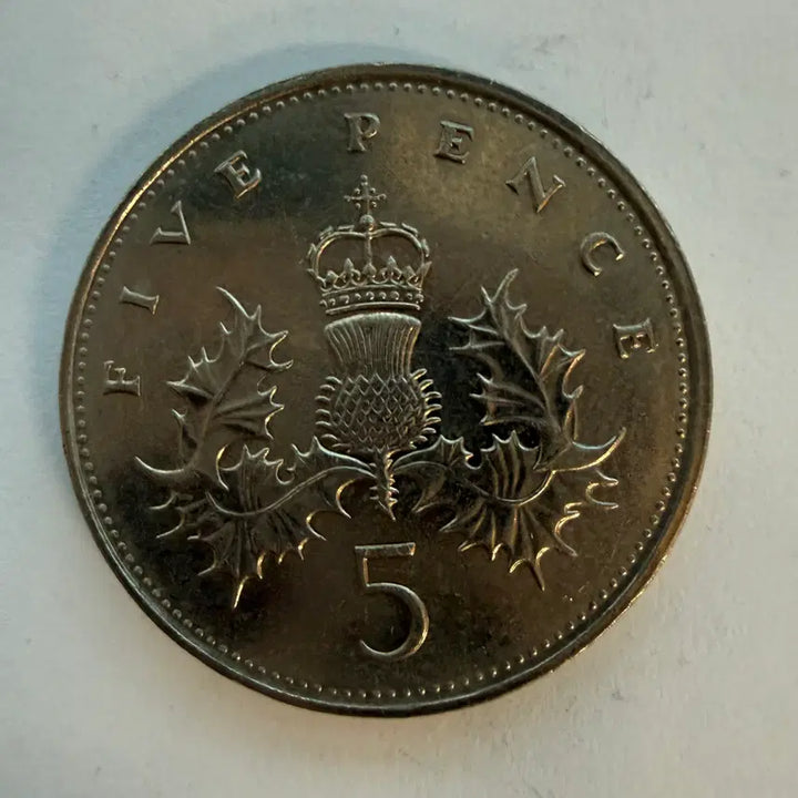 [BUNJANG] 1989 British 5 Pence Coin / 1989년 영국 5펜스 동전 S546